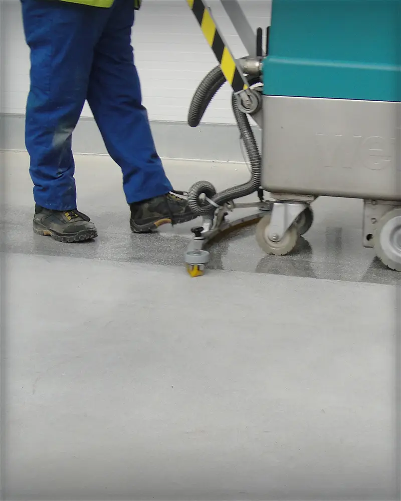 Warehouse Floor Scrubber