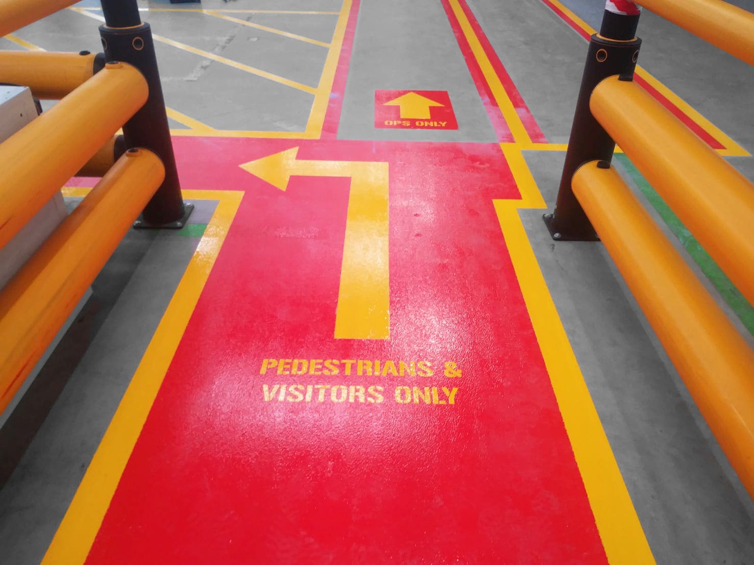 Floor Marking Safety Barriers