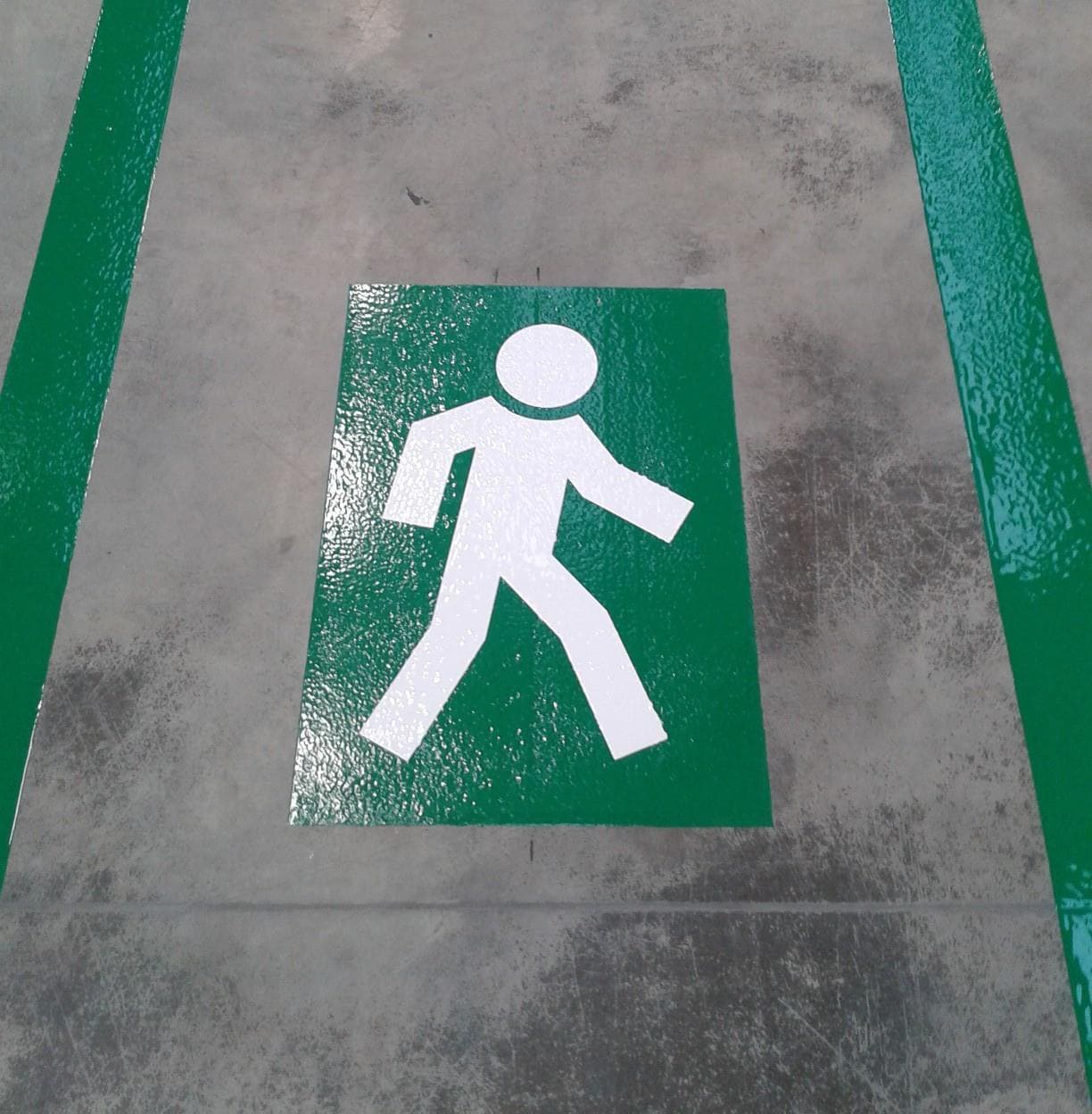Pedestrian Floor Marker