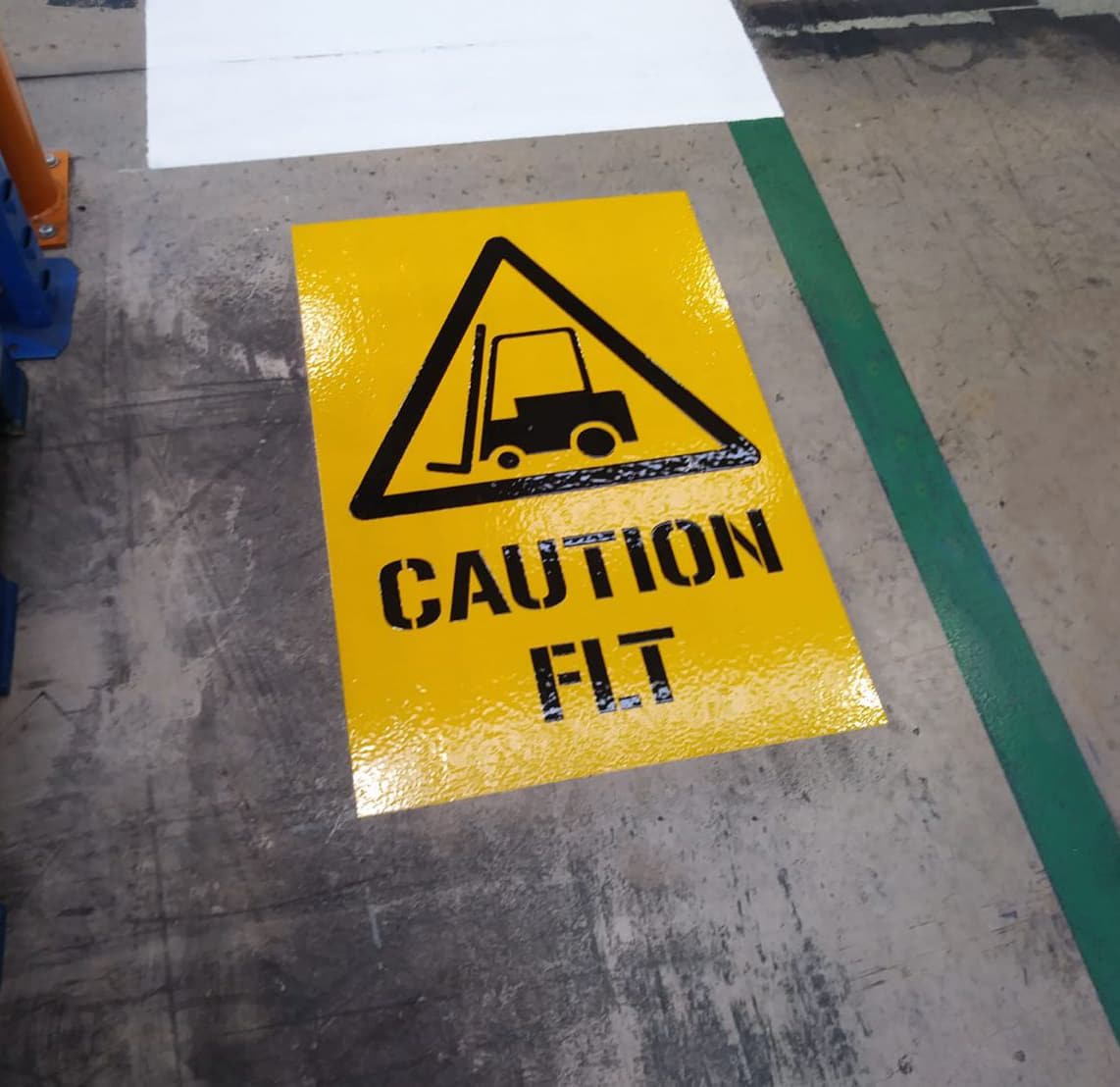 Warehouse Floor Stencil