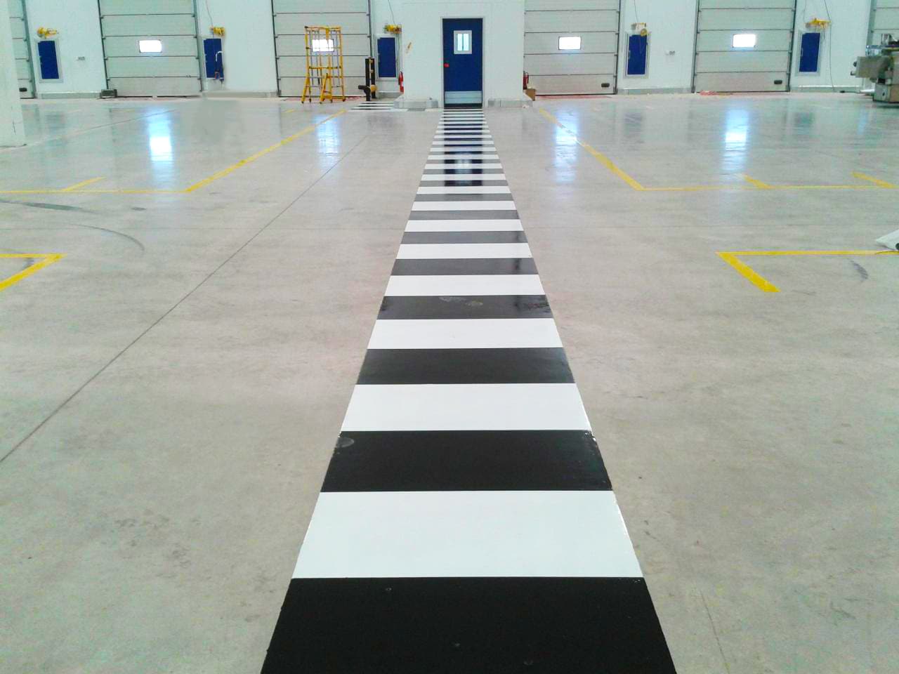 Warehouse Zebra Crossing